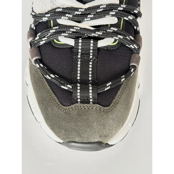 Versace Men\'s Greca Sneakers Gray/Green 10 US (43 Euro) IT 1021490 IT NIB main image 8